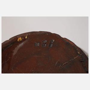 Vase Schlickermalerei