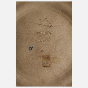 Amphora "Grès-Bijou"-Vase mit Elefant