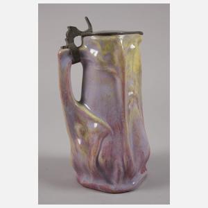 Krug mit Zinndeckel Rudolf von Heider