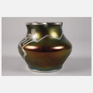 Vase mit Silberoverlay