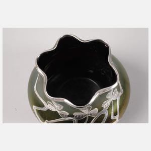 Vase mit Silberoverlay