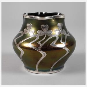 Vase mit Silberoverlay