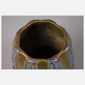 Julius Dressler Vase mit Ornamentbändern