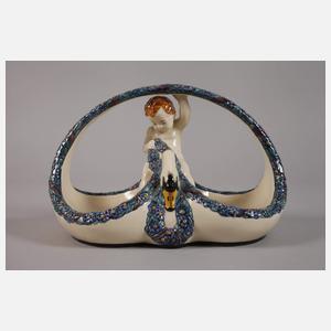 Karlsruhe Korb mit Putto und Schwan