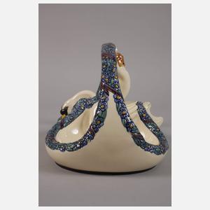 Karlsruhe Korb mit Putto und Schwan