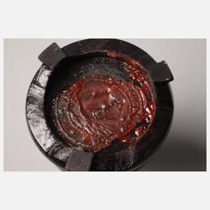 Rindskopf kleine Steinglasvase