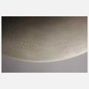 Goldscheider Wien figürlicher Tafelaufsatz