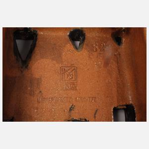 Max Laeuger große Ofenkachel Tulpendekor