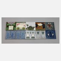 Zehn Jugendstilfliesen111