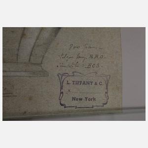 Louis Tiffany & C., Entwurfszeichnung