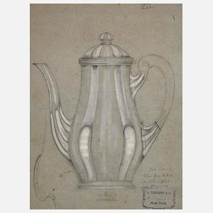 Louis Tiffany & C., Entwurfszeichnung