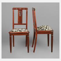 Paar Stühle Art déco111
