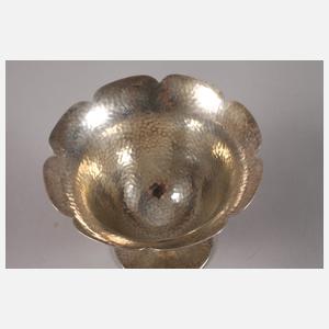 Silber Fußschale Art déco