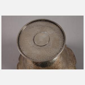 Silber Fußschale Art déco