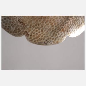 Silber Fußschale Art déco