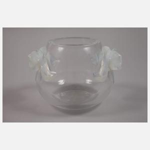 René Lalique Vase mit Irisblüten