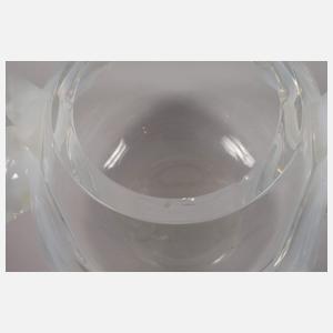 René Lalique Vase mit Irisblüten