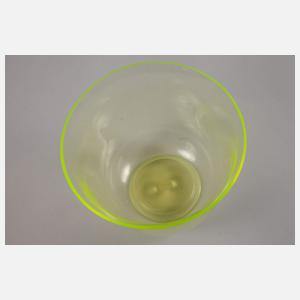Fußschale Uranglas