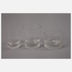 Adolf Loos fünf Trinkgläser