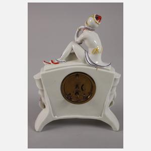 Figürliche Tischuhr Art déco