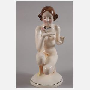 Katzhütte Akt mit Schmetterling