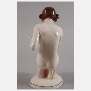 Katzhütte Akt mit Schmetterling