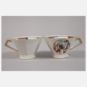 Frankreich Kaffeeservice Art déco