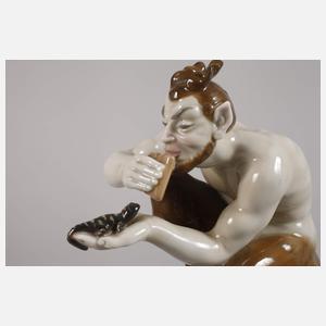 Fraureuth "Faun mit Eidechse"