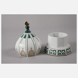 Hüttensteinach Zigarettendose Art déco