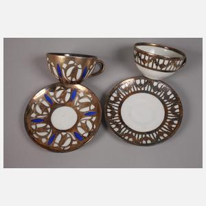 Mokkaservice Silberoverlay