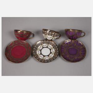 Mokkaservice Silberoverlay