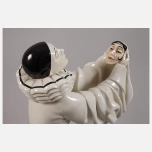 Schwarzburger Werkstätten "Bajazzo mit Maske"