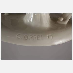 Schwarzburger Werkstätten "Tänzerin mit Katze"