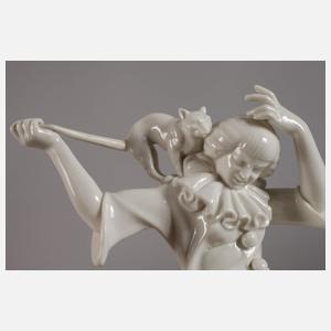 Schwarzburger Werkstätten "Tänzerin mit Katze"