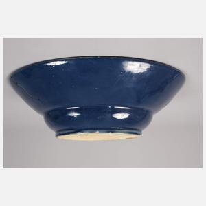 Schale Art déco mit Schlickermalerei