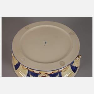 Karlsruhe Fruchtschale Blattdekor