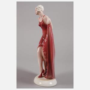 Katzhütte Tänzerin Art déco