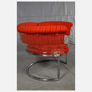 Schalensessel Plexiglas