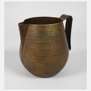 Hayno Focken große Henkelkanne mit Gravur