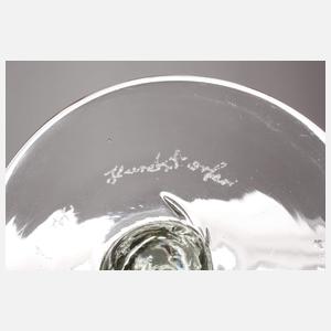 Vier Glasobjekte Design