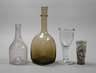Vier Glasobjekte Design