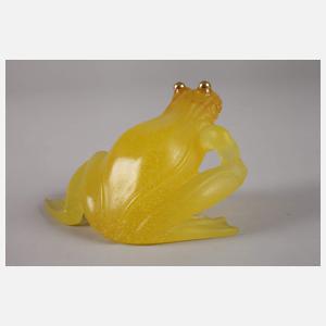 Daum Nancy Frosch Pâte de Verre