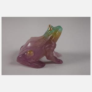 Daum Nancy Frosch Pâte de Verre