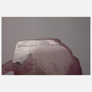 Daum Nancy Frosch Pâte de Verre