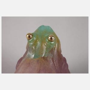 Daum Nancy Frosch Pâte de Verre