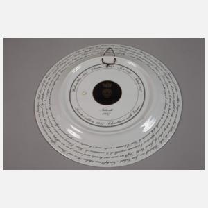 Rosenthal Paar Weihnachtsteller Versace