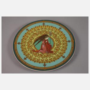 Rosenthal Paar Weihnachtsteller Versace