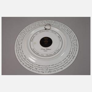 Rosenthal Paar Weihnachtsteller Versace