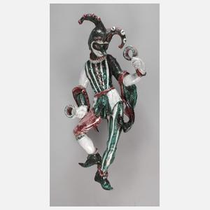 Italienische Wandfigur Harlekin