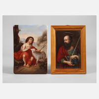 Zwei religiöse Bildplatten111